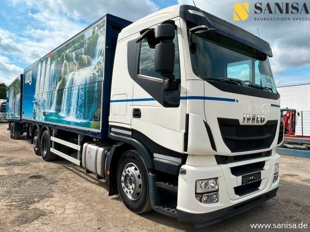 Iveco Stralis AS260S42/2x LBW/Schwenkwand/Krone Anhäng