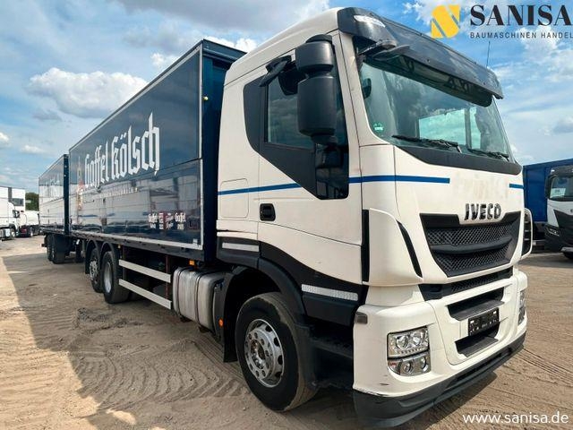 Iveco Stralis AS260S42/2x LBW/Schwenkwand/Boese Anhäng