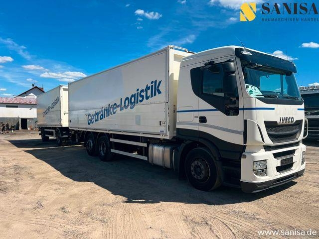 Iveco Stralis AS260S42/2xLBW/Schwenkwand/Web Anhänge.