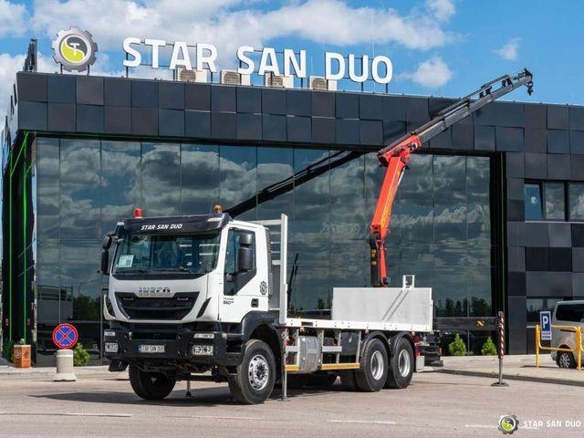 Iveco TRAKKER 360 6x4 PALFINGER PK 18502 Crane Rotato