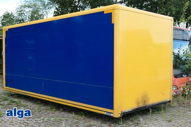 JUNGE Kofferaufbau, 6.100mm lang, Ankerschienen