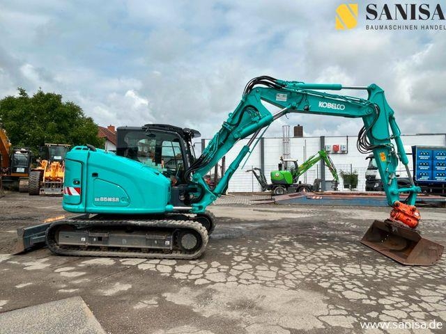 Pelle sur chenilles Kobelco SK85MSR-7/Powertilt/Hyd. Verstell/2xLöffel/Klima — occasion 2019, 2 353 h