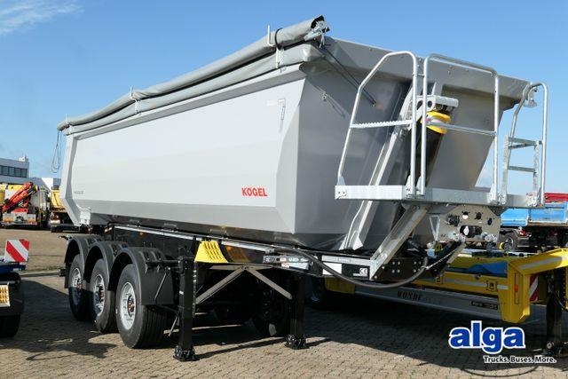 Semi-remorque benne Kögel SKM 24P, Stahl, 29m³, Luft-Lift, SAF, SmartBoard — occasion