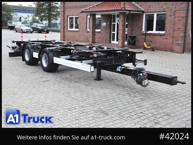 Remorque porte-conteneur Krone BDF Tandem Anhänger, 1 Vorbesitzer, BPW — occasion 2025