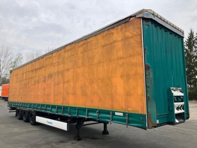 Semi-remorque PLSC Krone DA06C Pritsche+Plane/MEGA/EDSCHA/13.6m/3Achs/BPW — occasion 2015