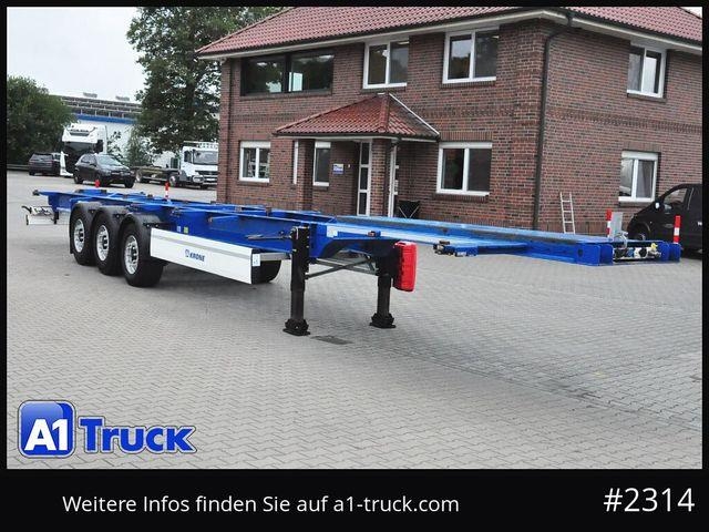 Semi-remorque surbaissée Krone SD Lang 2x 7.45 BDF Wechselbrücken — occasion 2020