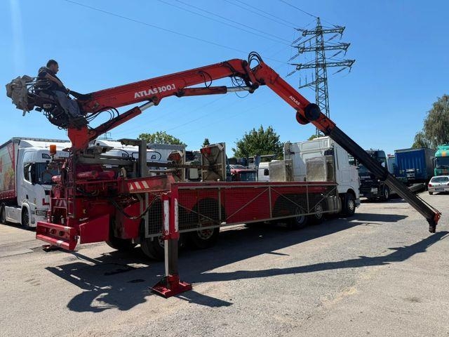Langendorf Baustoff/Atlas Kran AK300.1/Steinpresse/Hydr./