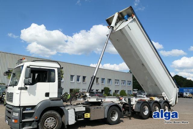 Semi-remorque benne Langendorf SKS-HS 24/30, Stahl, 28m³, Cramaro, Luft-Lift — occasion 2022