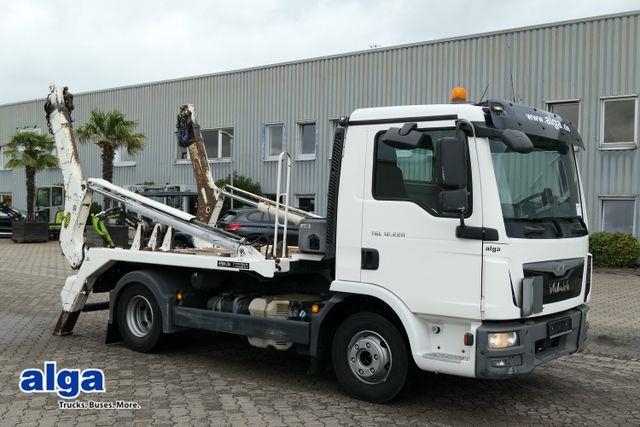 Camion à bras hydraulique MAN 12.220 TGL 4x2, Meiller AK 10 NT, Luft, AHK, AC — occasion 2016