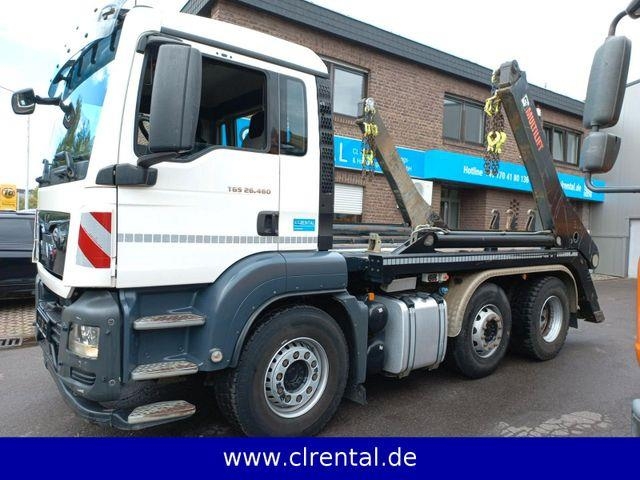 Camion à bras hydraulique MAN 26.460 BL 6x4 Hiab/Funk/Vorlauflenk — occasion 2018