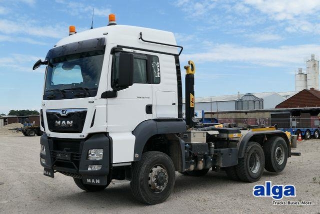 Camion ampliroll MAN 28.470 TGS 6x4, Intarder, Hyva 20-47-S,Lenk-Lift — occasion 2021