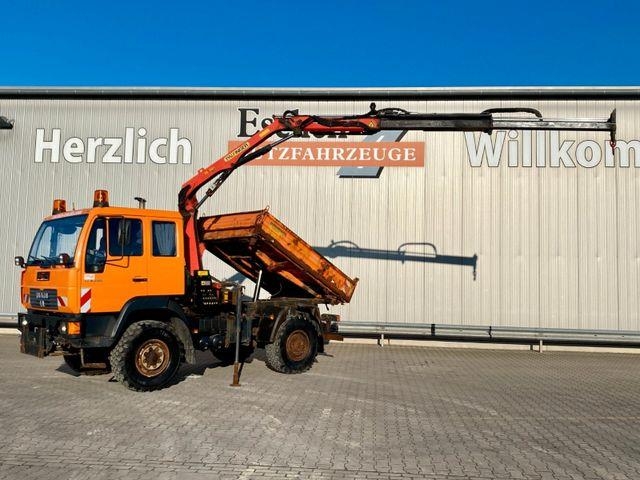 MAN LE 8.220 4x4 | Kipper/Kran Palfinger PK7001