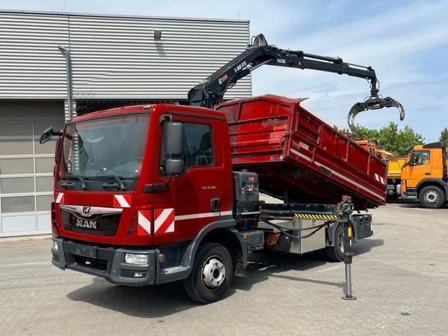 MAN TG-L 8.190.4x2 BL 2-Achs Kipper Kran Hiab 078+Gr