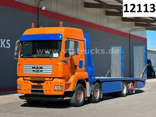 MAN TGA 35.360 8x2-4 BL Maschinentransporter Rampen
