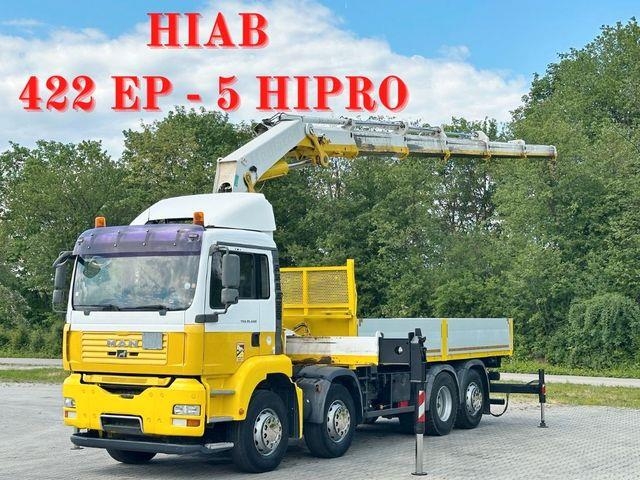MAN TGA 35.440 * HIAB 422 EP-5 HIPRO + FUNK / 8x2