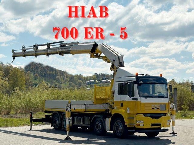 MAN TGA 35.440 * HIAB 700 - 5 + FUNK / 8x2 * TOP