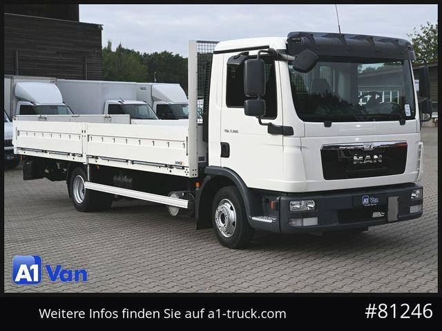 Utilitaire benne MAN TGL 7.180 Pritsche, LBW, 2x AHK, Luftfederung — occasion 2014