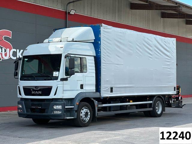 MAN TGM 18.340 4x2 BL Curtainsider/PALFINGER LK/EBA/