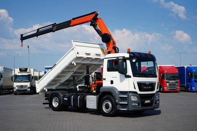 MAN TGS / 18.480 / E 6 / 4 X 4 / WYWROTKA + HDS / PA