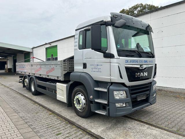 Camion plateau MAN TGS 26.320 / 6x2 / Lenk / Stahltransporte — occasion 2018