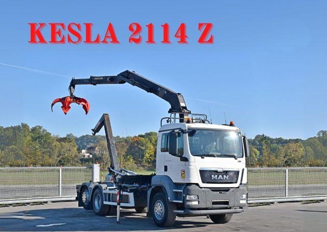 MAN TGS 26.360 Abrollkipper* KESLA 2114 Z * TOP