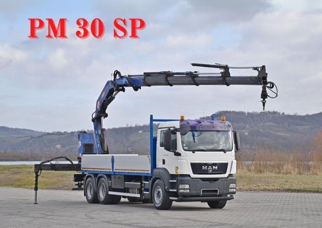 MAN TGS 26.360*PRITSCHE 6,60m * PM 30 SP / FUNK *6x4