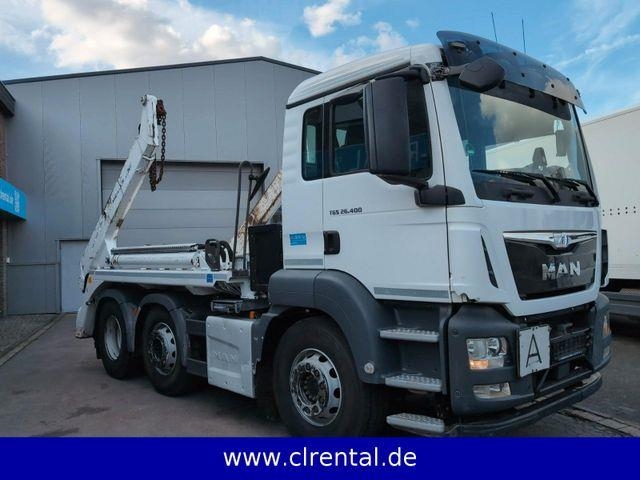MAN TGS 26.400 6x2 BL/Meiller-AK16-Funk-6x2-Vorlauf