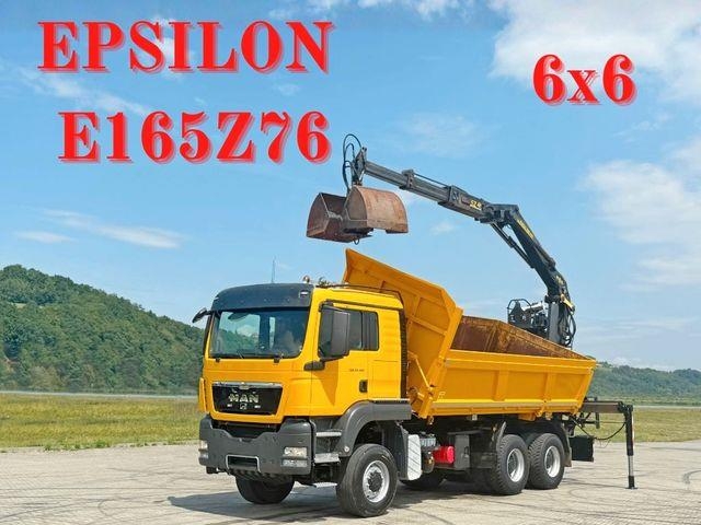 MAN TGS 33.480*KIPPER 5,10m * EPSILON E165Z76* 6x6