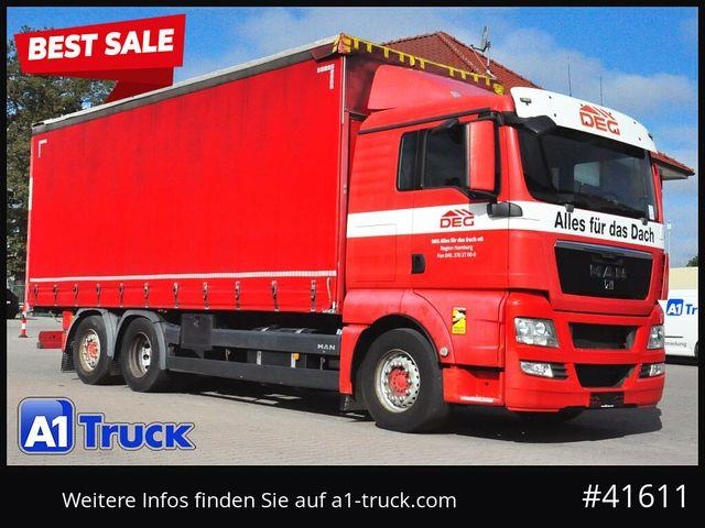 Camion PLSC MAN TGX 26.360 BL Tautliner Intarder Lenkachse — occasion 2011