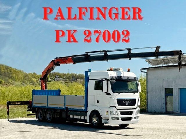MAN TGX 28.480 Pritsche 7,10 m+ PK 27002/FUNK * TOP