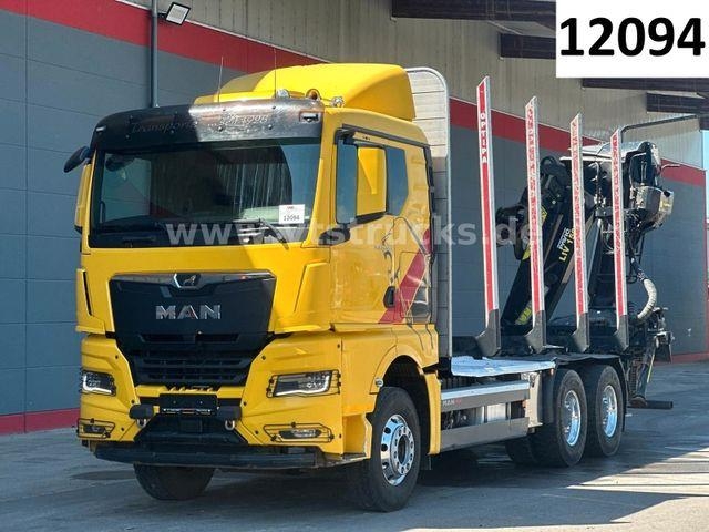 Camion grumier MAN TGX 33.580 6x4 BL PAVIC Holz &amp; TAJFUN 130ZK — occasion 2020