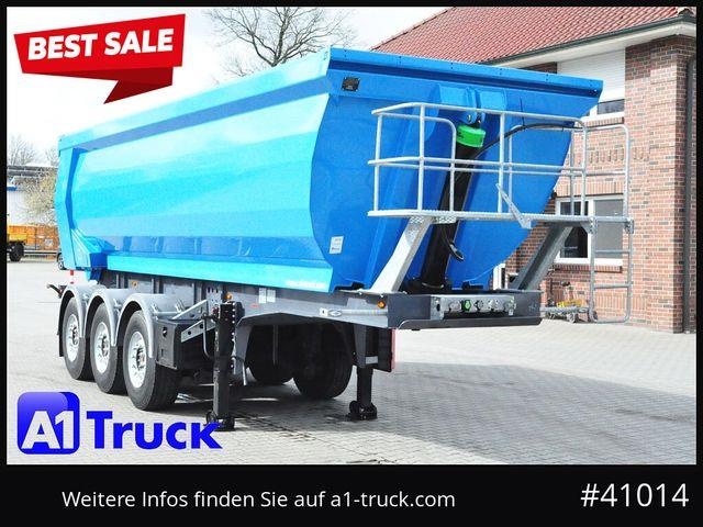 Semi-remorque benne Meiller Euromix ca 27m³ Stahl, SAF, Tageszulassun — occasion 2023