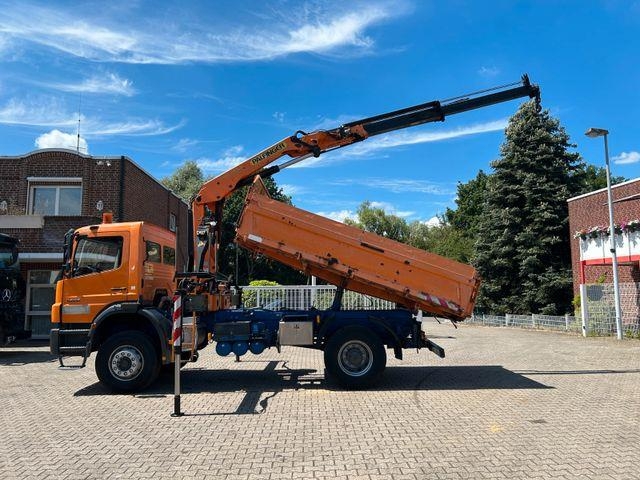 Camion benne Mercedes-Benz 1828 3Skipper + PKG 12001 Kran 4x2 — occasion 2005