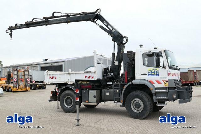 Mercedes-Benz 1828 AK 4x4, Hiab 166 DS-3, Funk, Seilwinde, AHK