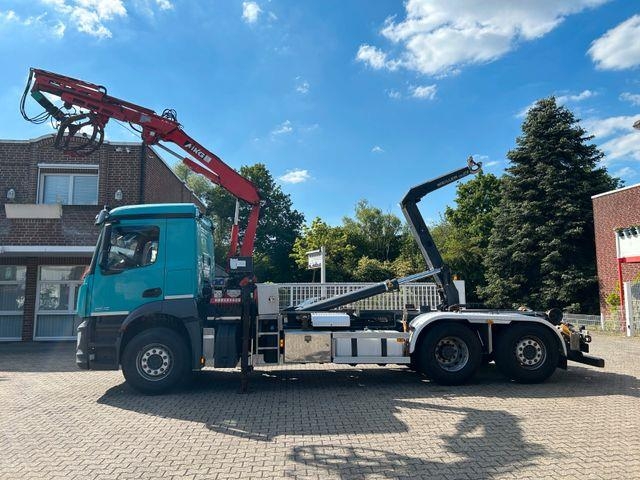 Mercedes-Benz 2543 Meiller Abroller +MKG HLK76A2 Kran +Greifer