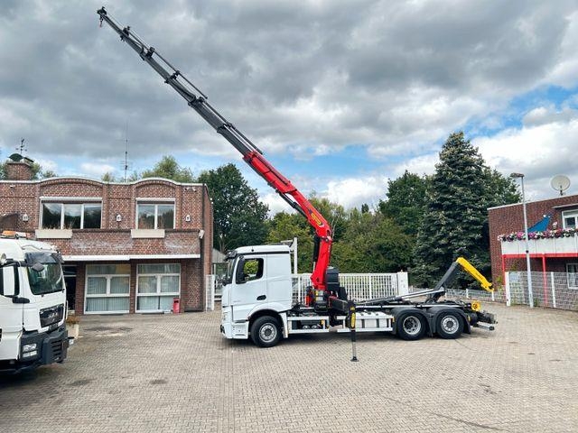 Mercedes-Benz 2846 Actros Abroller+PK 28002 TecE Kran+Greifer