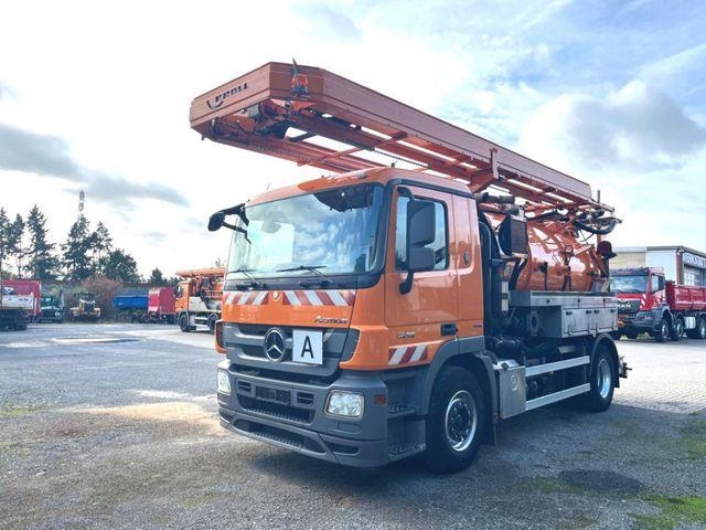 Camion citerne Mercedes-Benz Actros 1836 L Saug + Spülwagen Kroll Kombi 8m³ — occasion 2010