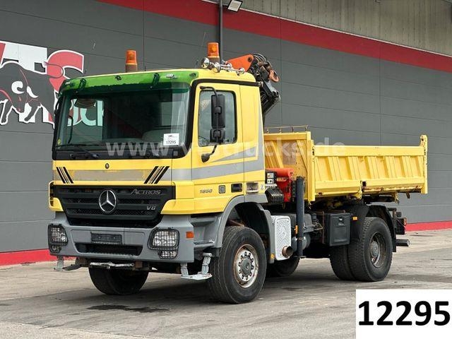 Mercedes-Benz Actros 1850 V8 MP2 4x4 BB Meiller-DSK, Palfinger