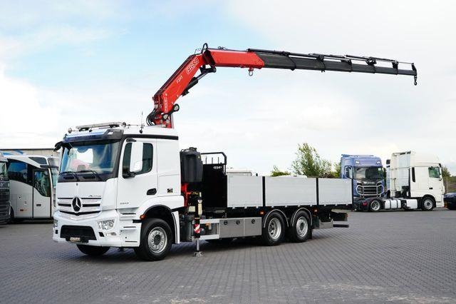 Mercedes-Benz ACTROS / 2543 / 6 X 2 / SKRZYNIOWY + HDS / FASSI