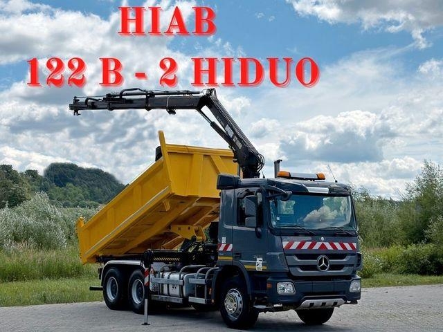 Mercedes-Benz ACTROS 2636* KIPPER 4,80 + KRAN/FUNK / 6x4