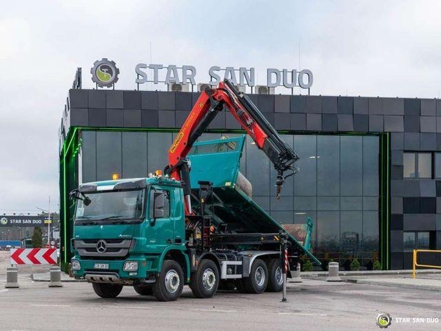 Mercedes-Benz ACTROS 4151 8x4 Palfinger PK 30002 K Crane Tipp