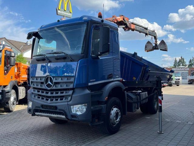 Mercedes-Benz Arocs 1833 K 4x2 2-Achs Kipper Kran Atlas 105.2