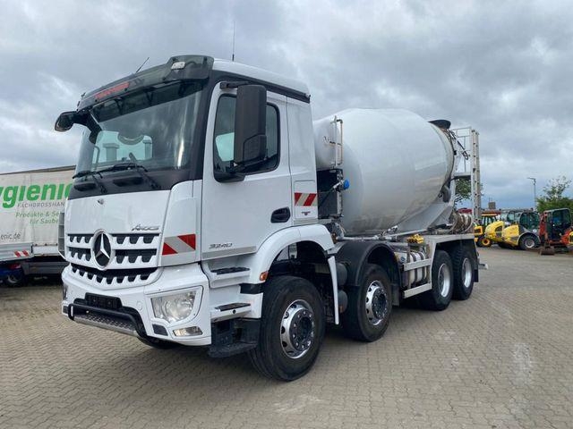 Camion malaxeur Mercedes-Benz Arocs 3240 B 8x4 Betonmischer Deutsch Top AP Ach — occasion 2016