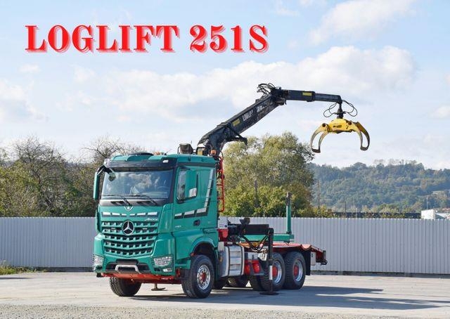 Mercedes-Benz AROCS 3363 *HOLZTRANSPORTER * LOGLIFT 251S /6x4