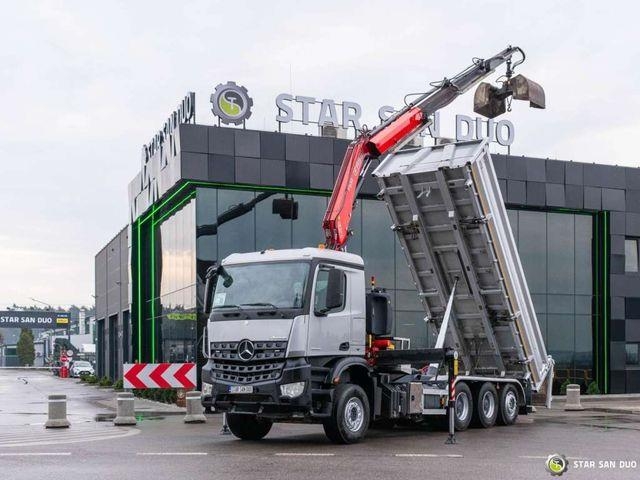 Mercedes-Benz AROCS 3643 8x4 Fassi F235A.2.23 Crane Kipper