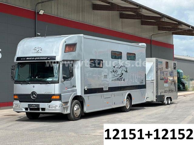 Mercedes-Benz Atego 1218L Pferdetransporter + Gimmel Anh.