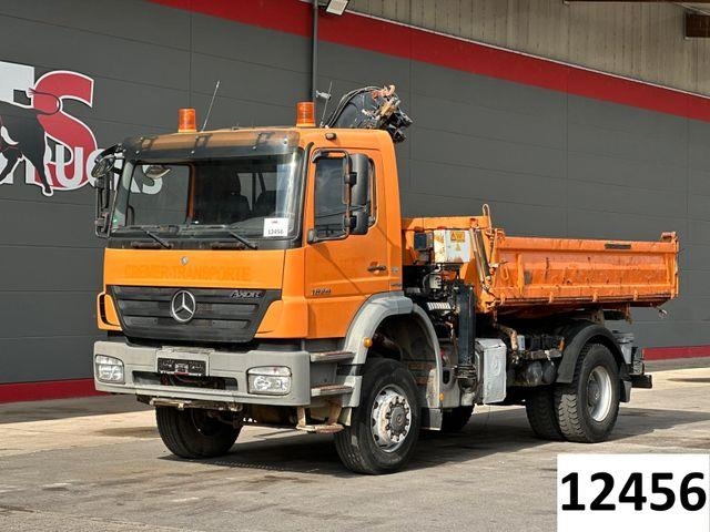 Camion benne Mercedes-Benz Axor 1829 AK 4x4 BB MEILLER DSK / MKG HKL 106LK — occasion 2008