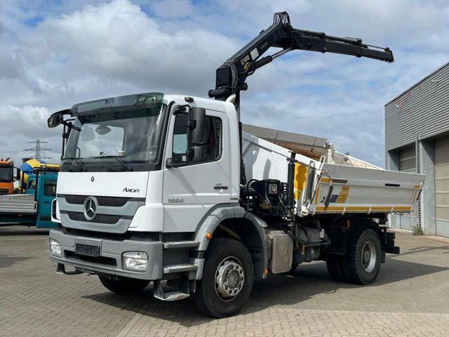 Mercedes-Benz Axor 1826 K 4x2 2-Achs Kipper Kran Greiferst. de
