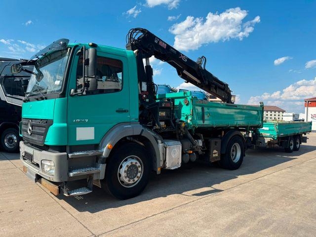 Mercedes-Benz AXOR 1833*HIAB KRAN 12 M*MEILLER* MIT ANHÄNGER *