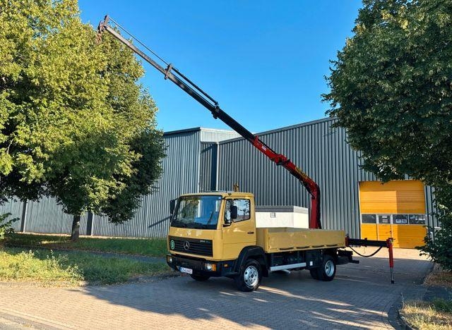 Camion plateau grue Mercedes-Benz ECOPOWER 814 - PALFINGER PK 7000B - 95 TKm — occasion 1998